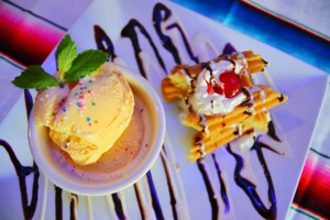 Churros with Ice Cream