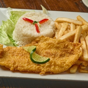 Filete de pescado frito