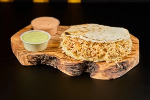 CHICKEN & CHEESE AREPA