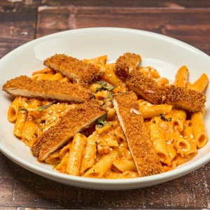 Crispy Chicken Penne ala Vodka