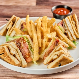 Grilled Chicken Club Sandwich