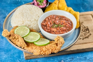 FILETE DE CORVINA FRITA-MENESTRA
