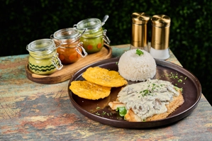 TILAPIA FILLET WITH MUSHROOM SAUCE