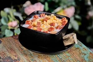 CORN DESSERT WITH GUAVA PASTE