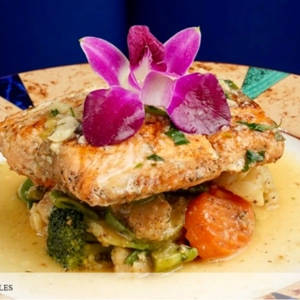 Salmon With Vegetables