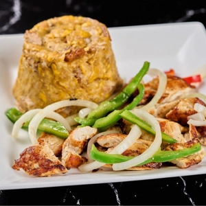 Mofongo con Pollo