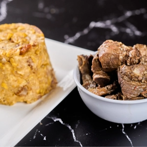 Mofongo con Chivo