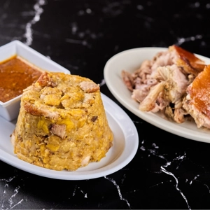 Mofongo con Pernil