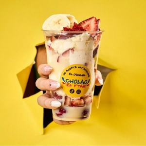 Banano Fresas Y Crema