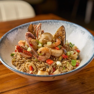 Seafood fried rice