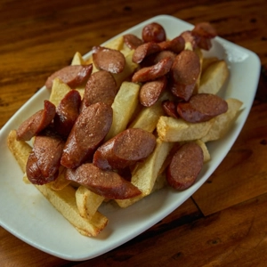 Sausage and fries