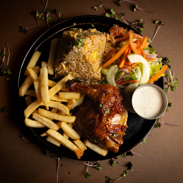1/4 Pollo a la Brasa (2 Sides)