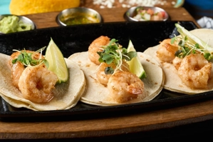 SHRIMP TACOS