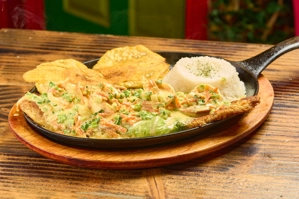 Grilled Fish Fillet w/ Shrimp Sauce