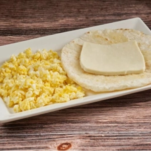 Huevos Plain Arepa