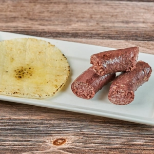 Morcilla Con Arepa Grande