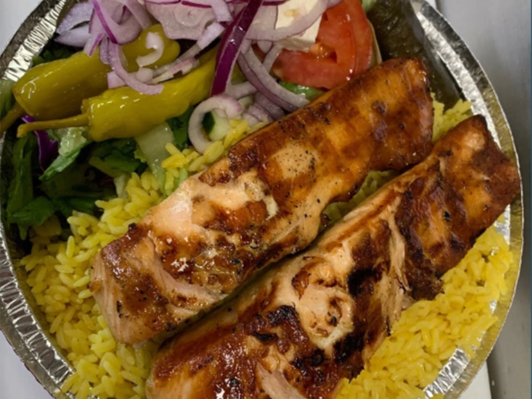 Grilled Salmon at The Original American Chicken 2