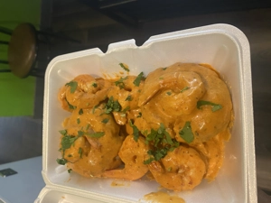 Mofongo with Shrimp in Coconut Sauce at El Pilon Restaurant, Wilmington DE