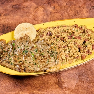 Calentado Carne Asada