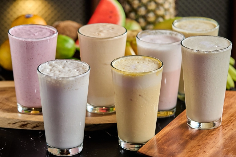 Juices with milk
