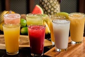 Juices in water
