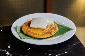 Corn arepa