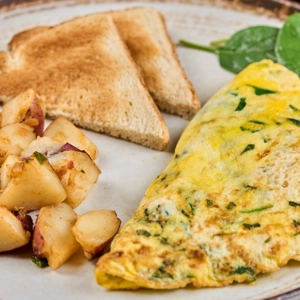 Omelette de Espinaca / Spinach Omelette