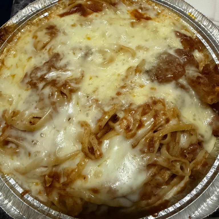 Pasta with Chicken Parmigiana