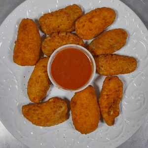 Breaded Jalapeños with Cheddar Cheese