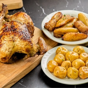 Pollo Entero + 2 Sides