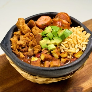 Cazuela de frijoles con carne Molida