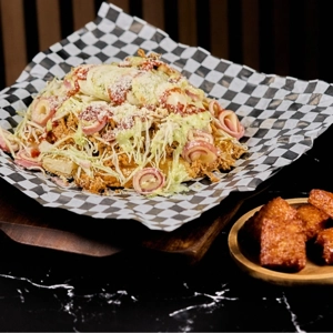 Arepa Cabimera Pollo Mechado
