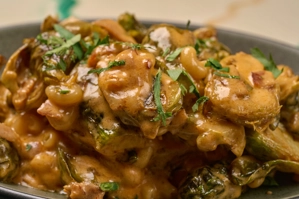 SPICY BRUSSEL SPROUTS