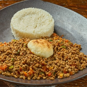 Carne Molida con Arroz