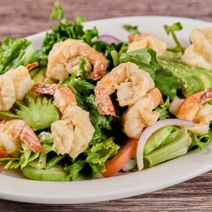 Mixed Garlic Shrimp Salad (Ensalada Marina)