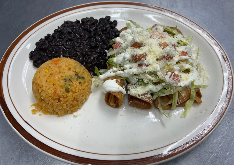 Tacos Dorados de Pollo (Chicken) 4pcs — La Fortuna Mexican Restaurant