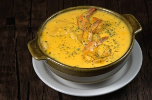 Crema de camarones