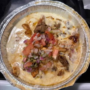El Toro Dip with grilled chicken, steak, and pico de gallo in Roanoke.