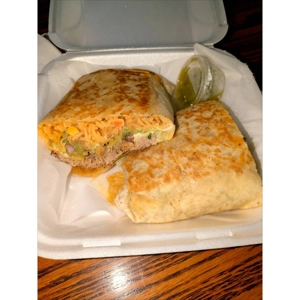 Build Your Own Burrito with rice, beef, and cheese in Roanoke.