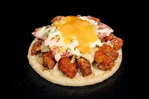 Arepa Burger Chicharron