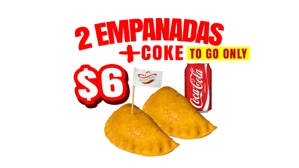 2 EMPANADAS + COKE