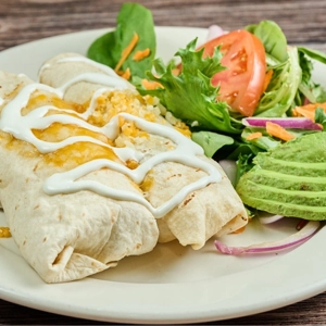 Burritos (2) Con Pollo