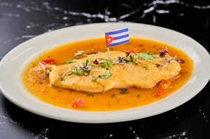 Fish Filet in Garlic Sauce