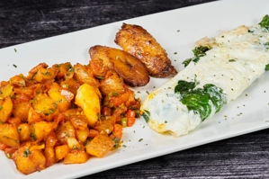 OMELETTE CON CLARAS Y ESPINACA