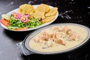 GARLIC SHRIMP AU GRATIN(camarones gratinados)