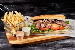 SKIRT STEAK SANDWICH