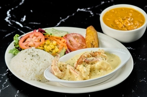 SPECIAL SHRIMP AU GRATIN(esp camarones gratinados)