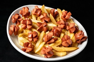 FRIES WITH SAUSAGE (SALCHIPAPAS)