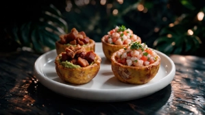 MINI CANASTAS DE TOSTON RELLENOS