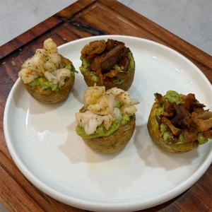 MINI CANASTAS DE TOSTON RELLENOS